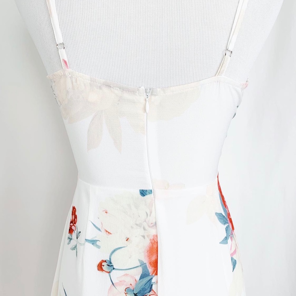 Asymmetrical Front Tie Goddess Dress - Picture 7 of 8